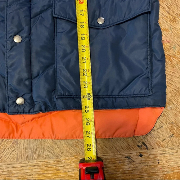 Vintage International Collection Anderson Little Zip Down Vest Men’s Sz L Blue - Picture 7 of 7